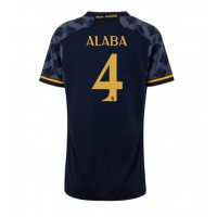 Real Madrid David Alaba #4 Vonkajší Ženy futbalový dres 2023-24 Krátky Rukáv